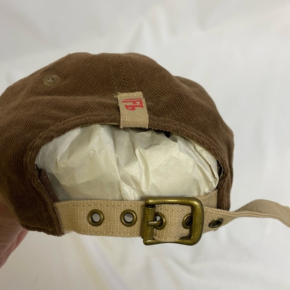 Carolina Panthers NFL Brown Corduroy Reebok Adjustable Hat Ballcap with Pink #A4 - Picture 5 of 11